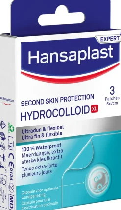 Online Hansaplast Second Skin Protection Waterproof en Transparante XL Eilandpleisters 3 stuks