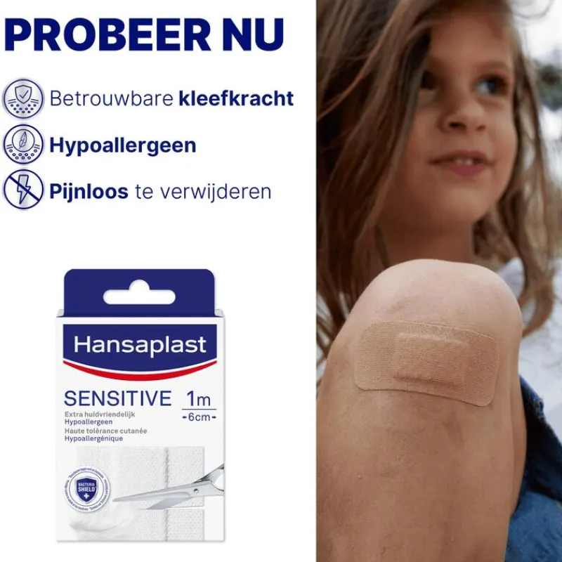 Clearance Hansaplast Sensitive Pleister 1mx6cm