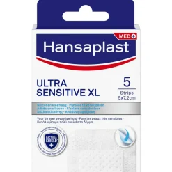 Hansaplast Ultra Sensitive XL Eilandpleister 5 stuks