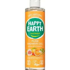Happy Earth 100% Natuurlijke Shower Gel Rose Petitgrain