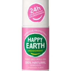 Outlet Happy Earth 100% Natuurlijke Lavender Ylang Deodorant Roller 75 ML