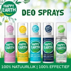 Hot Happy Earth 100% Natuurlijke Jasmine Ho Wood Deodorant Spray 100 ML