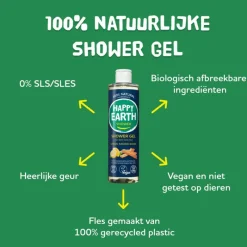 Online Happy Earth 100% natuurlijke Lemon Sandalwood Douchegel 300 ML