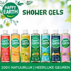 Online Happy Earth 100% natuurlijke Lemon Sandalwood Douchegel 300 ML