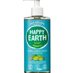 Online Happy Earth 100% Natuurlijke Cedar Lime Handzeep 300 ML