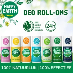Clearance Happy Earth 100% Natuurlijke Jasmine Ho Wood Deodorant Roller 75 ML