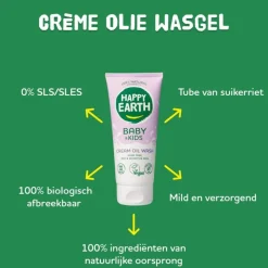 Sale Happy Earth Cream Oil Wash 200 ml