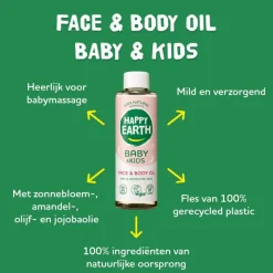 Online Happy Earth Gezicht & Lichaam Olie Baby & Kids