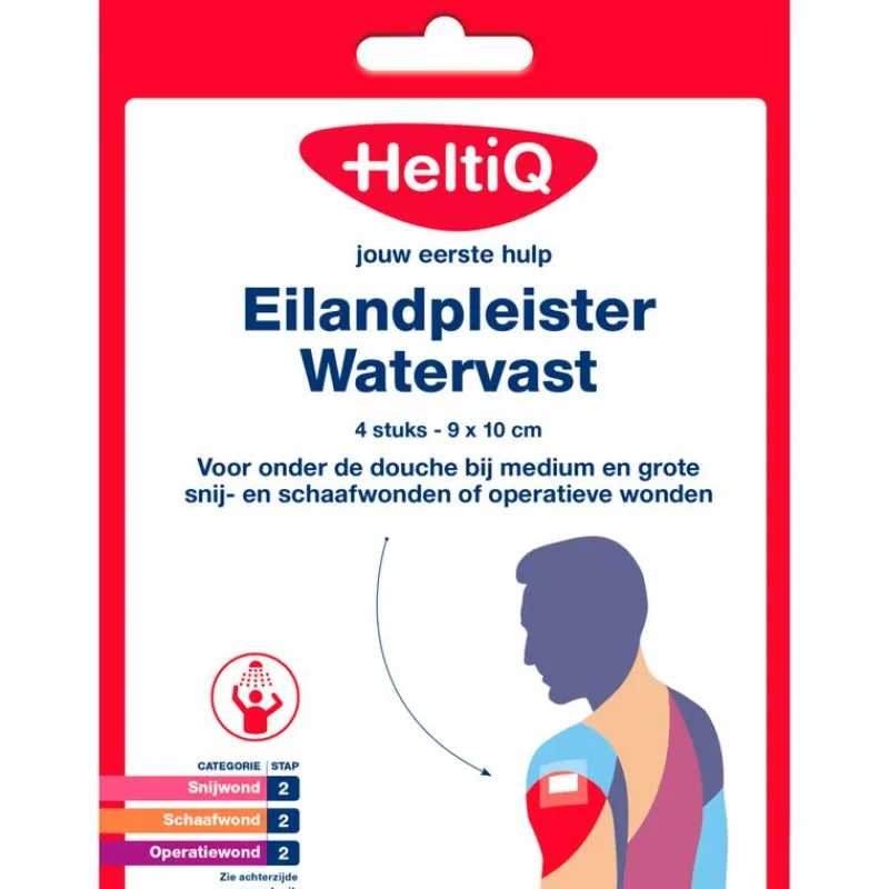 Clearance HeltiQ watervaste eilandpleister 9x10cm