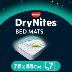 Online Huggies DryNites Matrasbeschermers Extra Absorberend 7 stuks