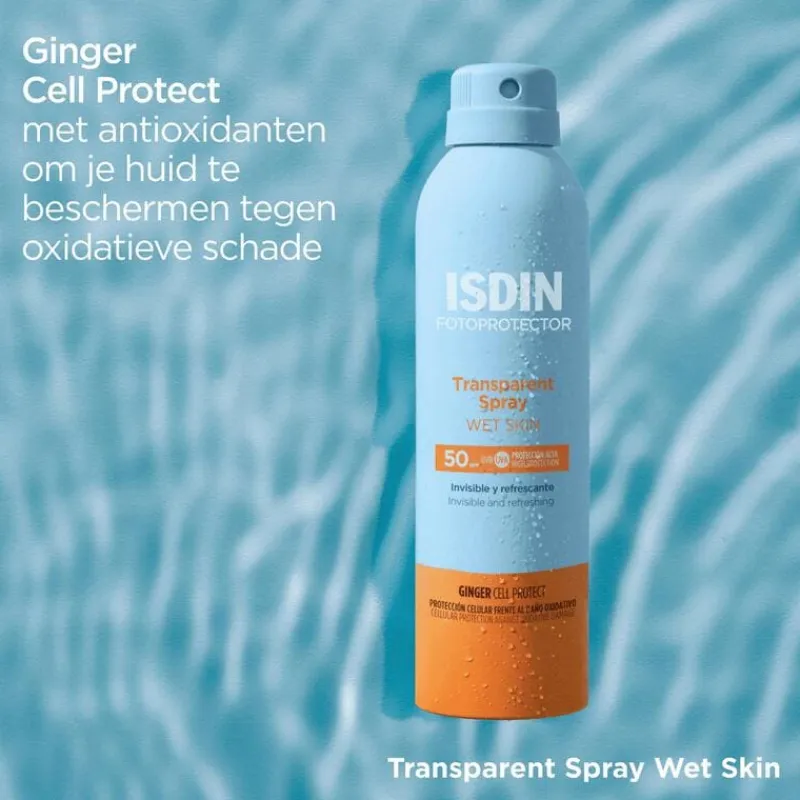 Best ISDIN Fotoprotection Transparant Spray Wet Skin SPF30 - 250ML