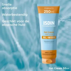 Clearance ISDIN Fotoprotector Gel Cream Wet Skin Zonnebrand SPF50+ 250 ML