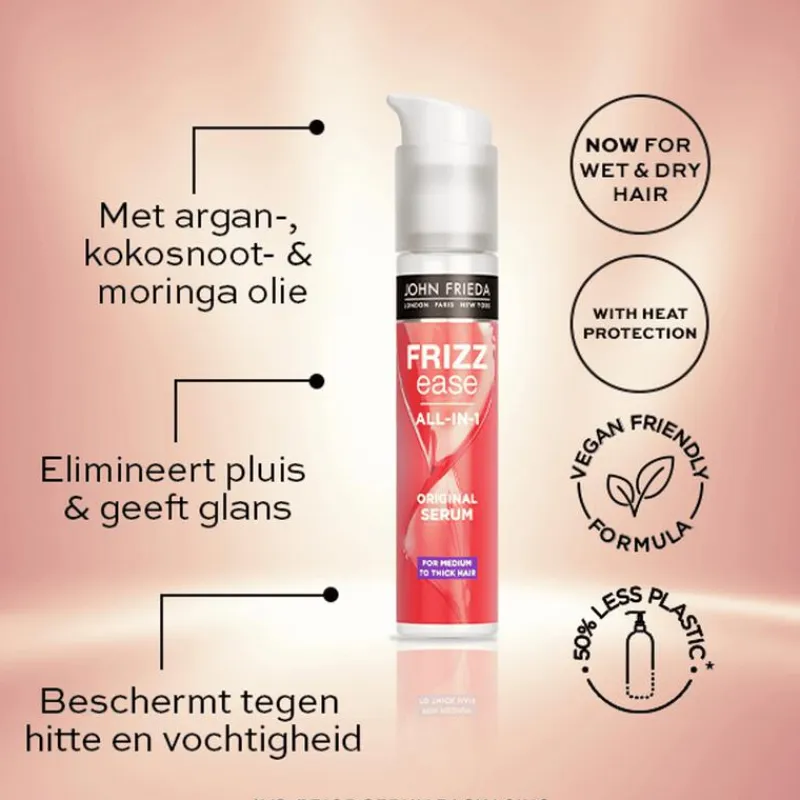 New John Frieda Frizz Ease All-in-1 Original Serum 50 ML
