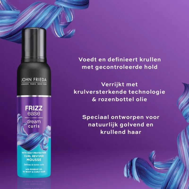 Discount John Frieda Frizz Ease Dream Curls Curl Reviver Mousse 200 ML