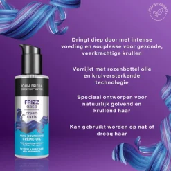 Clearance John Frieda Frizz Ease Dream Curls Crème Oil Voor Pluizig Haar 100 ML