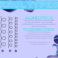 Clearance John Frieda Frizz Ease Dream Curls Crème Oil Voor Pluizig Haar 100 ML