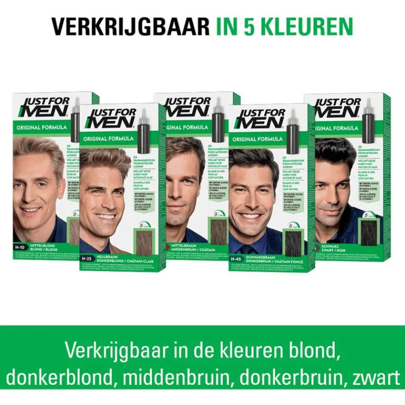 Discount Just For Men Original Formula Donkerbruin H45 H-45 Donkerbruin