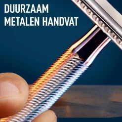 Clearance King C Gillette King C. Gillette Double Edge Safety Scheersysteem Met 5 Navulmesjes