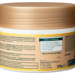 New Kneipp Beauty Secret Sugar & Oil Body Scrub 220 gr