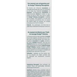 New Kneipp Relaxing Massageolie 100 ML