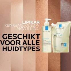 Outlet La Roche-Posay Lipikar Reinigingsolie AP+ Navulling 400ML