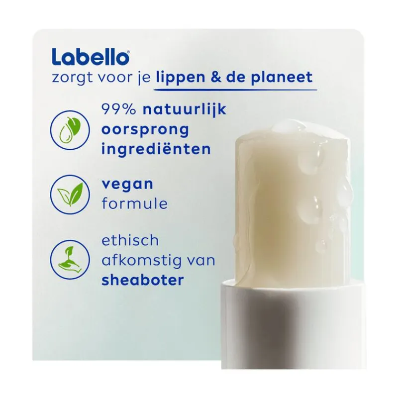Labello Hyaluron Lip Moisture Plus Lippenbalsem 24u Hydratatie 1 Stuk