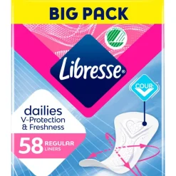 Clearance Libresse Regular Inlegkruisjes Big Pack 58 stuks