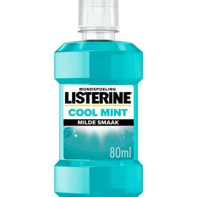 Hot Listerine Mondwater Cool Mint Milde Smaak 80 ML