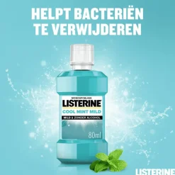 Hot Listerine Mondwater Cool Mint Milde Smaak 80 ML