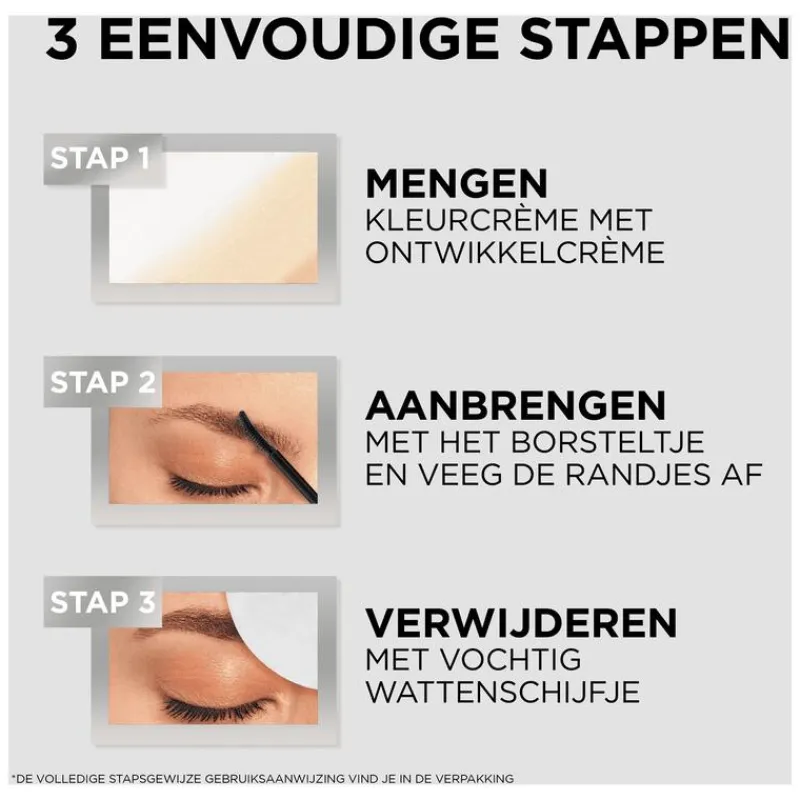 Hot L'Oréal Paris Brow Color wenkbrauwverf 5.0 30ML Brunette