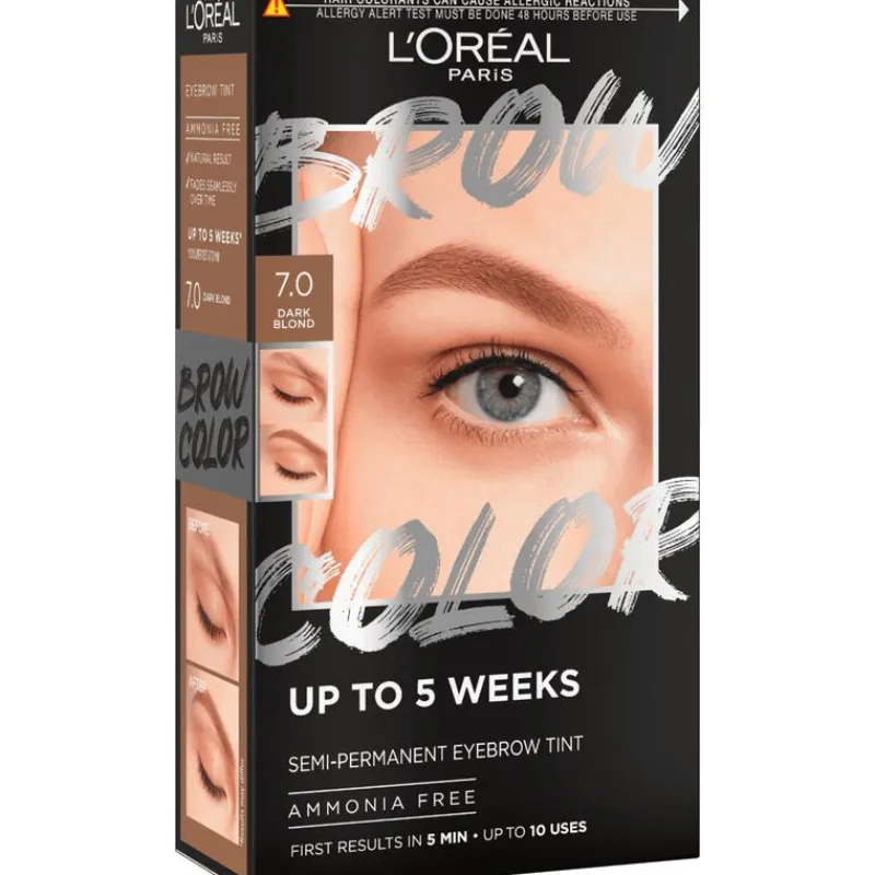 New L'Oréal Paris Brow Color wenkbrauwverf 7.0 e 30 ML Dark Blond