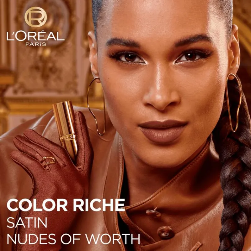 Online L'Oréal Paris Color Riche Satin 635 Worth It Medium Lippenstift
