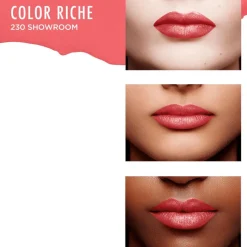 Online L'Oréal Paris Color Riche Satin 230 Coral Showroom Lippenstift 4,5 GR 230- Coral Showroom