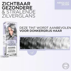 L'Oréal Paris Cool Silver Revitaliserende Zilververzorging Absoluut Silver 03 Absoluut Zilver