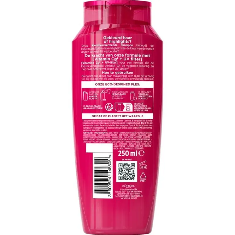 New L'Oréal Paris Elvive Color Vive Shampoo 250 ML