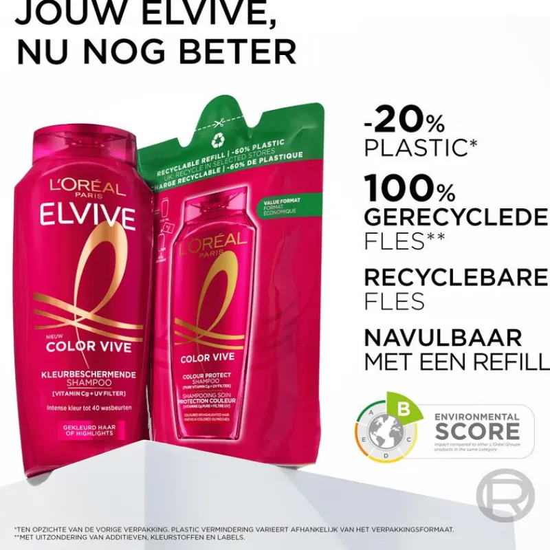 New L'Oréal Paris Elvive Color Vive Shampoo 250 ML