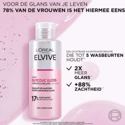 Best L'Oréal Paris Elvive Glycolic Hair Gloss 5 Minuten Lamellaire Verzorging 200 ML