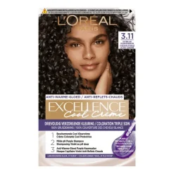 Outlet L'Oréal Paris Excellence Cool Creams Permanente Haarverf 3.11 Ultra As Donkerbruin