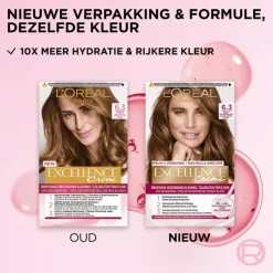 Sale L'Oréal Paris Excellence Crème Verzorgende Crèmekleuring 6.30 Donker Goudblond