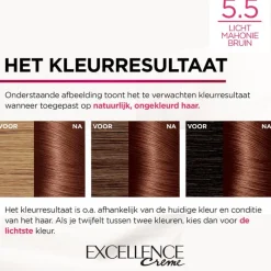 Discount L'Oréal Paris Excellence Crème Verzorgende Crèmekleuring 5.5 Licht Mahoniebruin
