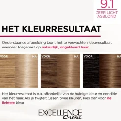Best L'Oréal Paris Excellence Creme Permanente Haarverf 9.1 Zeer Licht Asblond