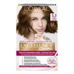Clearance L'Oréal Paris Excellence Crème Verzorgende Crèmekleuring 5.3 Licht Goudbruin