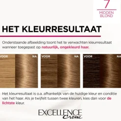 Best L'Oréal Paris Excellence Crème Permanente Haarverf 7 Middenblond