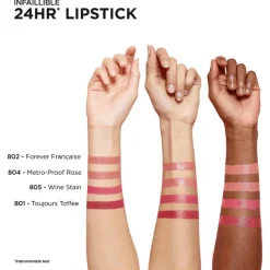 Discount L'Oréal Paris Infaillible 24H Lippenstift 804 Metroproof Rose