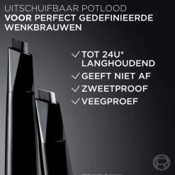 Outlet L'Oréal Paris Infaillible 24H Brow Filling Triangular Wenkbrauwpotlood 3.0 Brunette