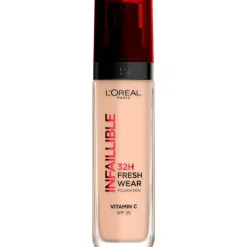 Clearance L'Oréal Paris Infaillible 32HR Fresh Wear Reno Foundation met SPF25 30ML 132