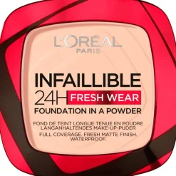 Discount L'Oréal Paris Infaillible 24H Fresh Wear Foundation in a Powder 180 Rose Sand