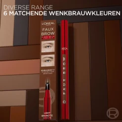 Sale L'Oréal Paris Infallible Faux Brow Wenkbrauwpotlood LIGHT BRUNETTE