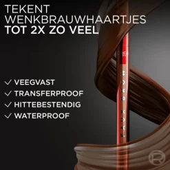 Best L'Oréal Paris Infallible Faux Brow Dark Brunette Wenkbrauwpotlood 390 DARK BRUNETTE