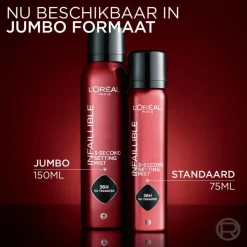 Hot L'Oréal Paris Jumbo Setting Spray 150 ML